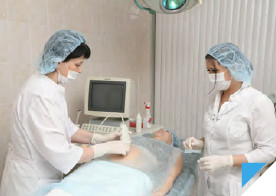 Процедуру инвазивной диагностики проводит к.м.н., врач высшей категории О. В. Болдырева
